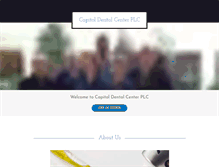 Tablet Screenshot of capitoldentalcenterplc.com